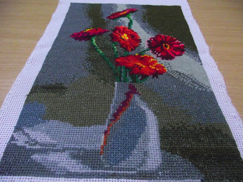 Embroidered Picture Finished completed Cross stitch embroidery Etsy