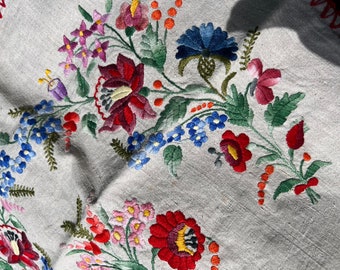 Ukraine Traditional Hungarian Hand Embroidered Matyo Kalocsai Pillow Case Hungary National Handmade Embroidery Home Decor Gift  pillowcase