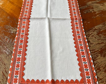 Ukraine Traditional Ukrainian hand embroidery gift handmade handicraft embroidered tablecloth gift rug counting cross