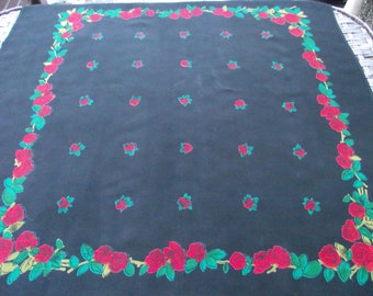 Beautiful Vintage Ukrainian Russian Romanian shawl shawl old shawl russian floral neckerchief romanian style women Gift Rare