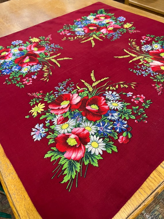 Ukraine Ukrainian romanian wool shawl Russian sca… - image 1