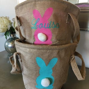 Monogrammed Easter Basket, Personalized Easter Basket, Girls Easter Basket, Boys Easter Baskets Easter Bunny Basket Easter Egg Basket