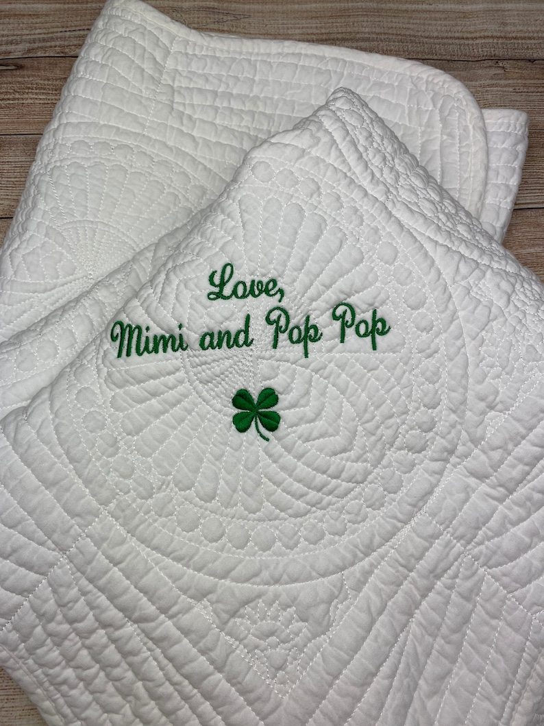Irish Baptism Christening Baby Blanket Baptism Gift for Etsy