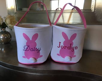 Monogram Basket Girls Easter Basket Personalized Easter Basket Personalized Basket Monogrammed Basket Easter Bunny Basket Easter Egg Basket