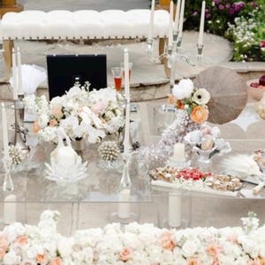 Sofreh aghd bundle, complete set for your Sofreh aghd with gold accent, your one-stop set for a perfect Sofreh aghd display