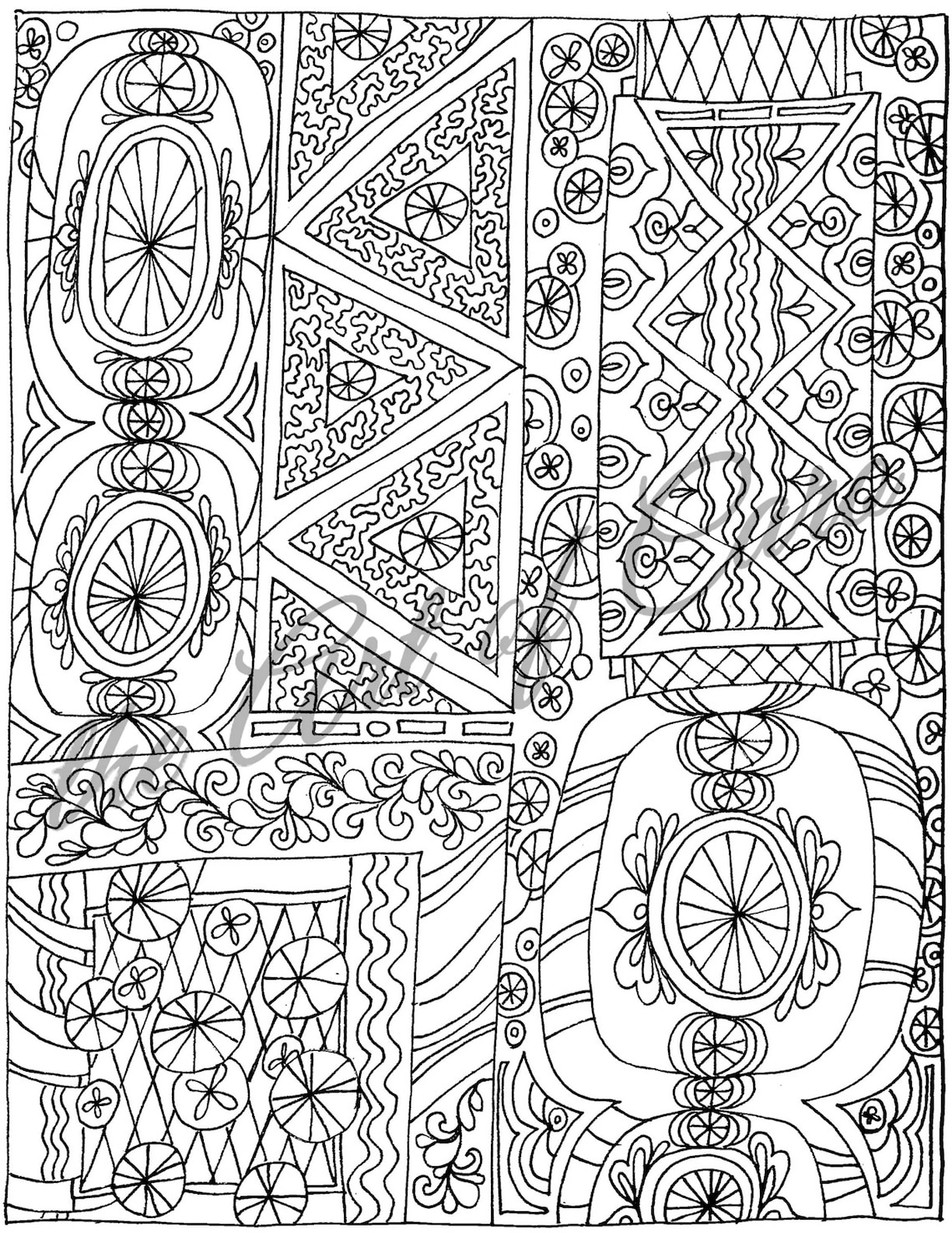 Coloring page: Christmas Candy Instant printable | Etsy