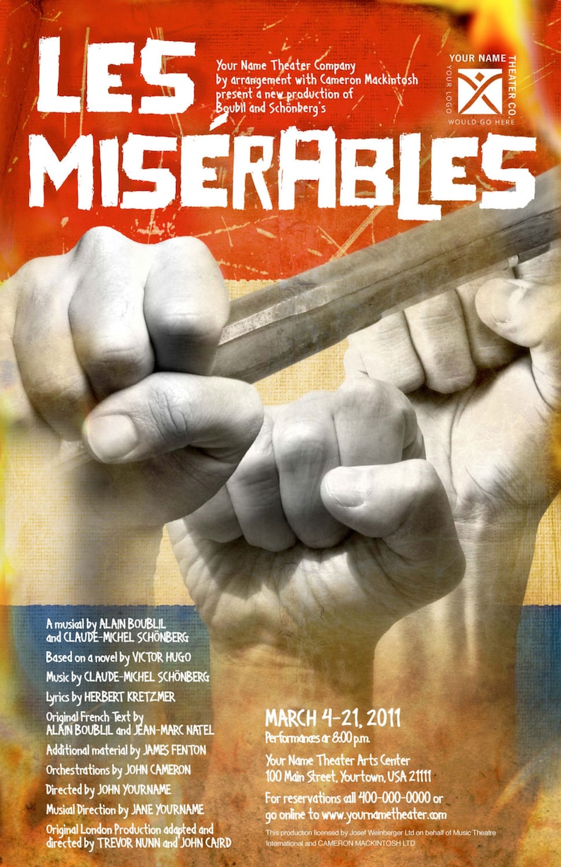 Les Misérables Poster Design image 1