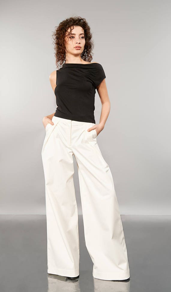 low waist palazzo pants