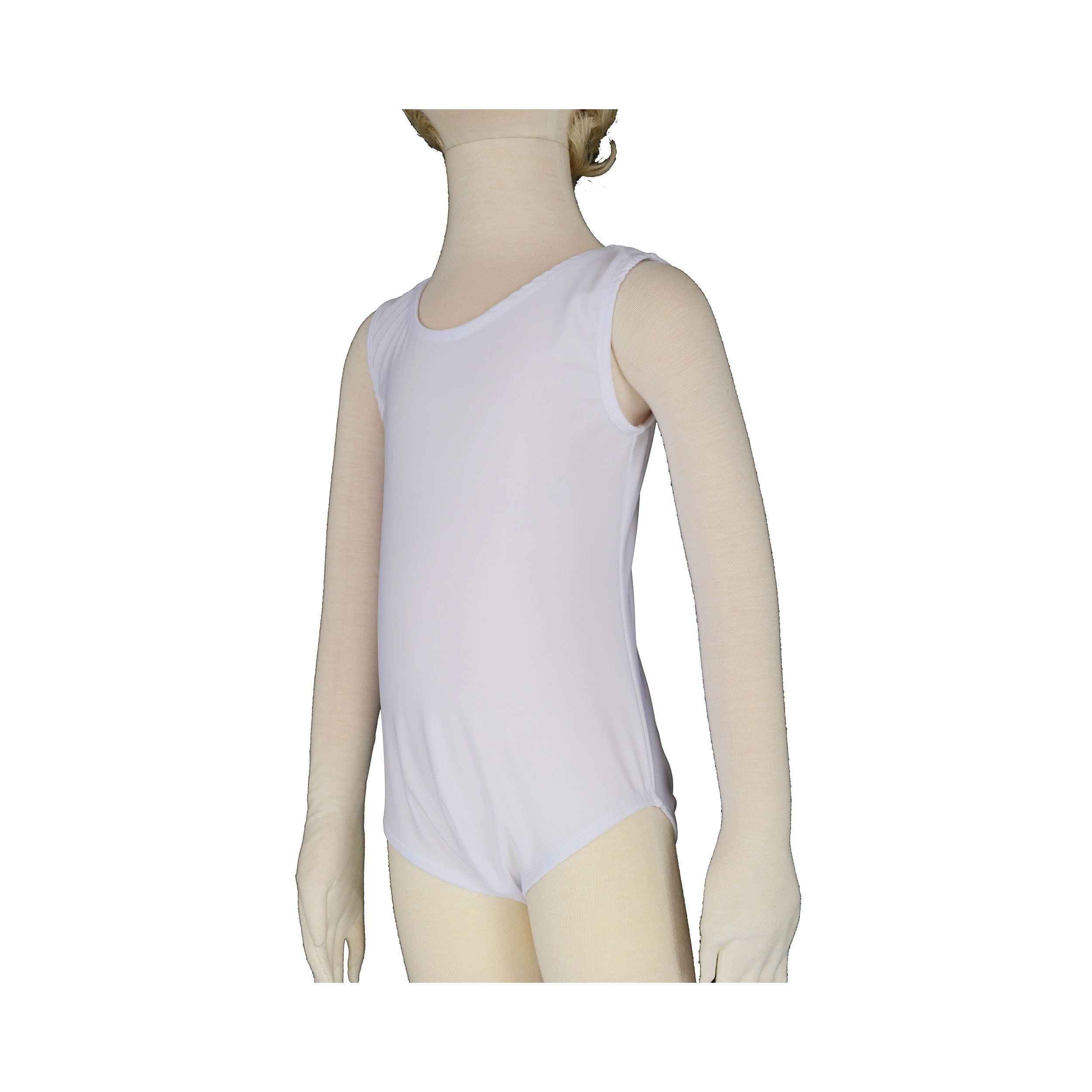 Boy's White Leotard Leo, Australian Made, Acro Ballet Dance Figure Ice ...