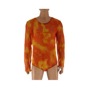 Herren XXL, See Through Fishnet Mesh Leo, Australian Made, Acro Ballet Dance Figur Eislaufen Gymnastik Gymnastik Trampolin
