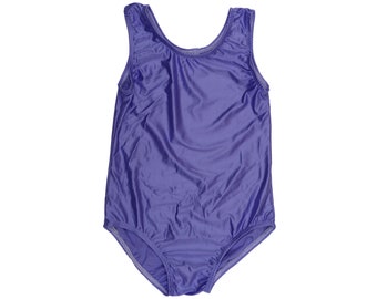 Boy's Sleeveless Leotard: Steel Blue Gymnastics Dancewear, Australian Made