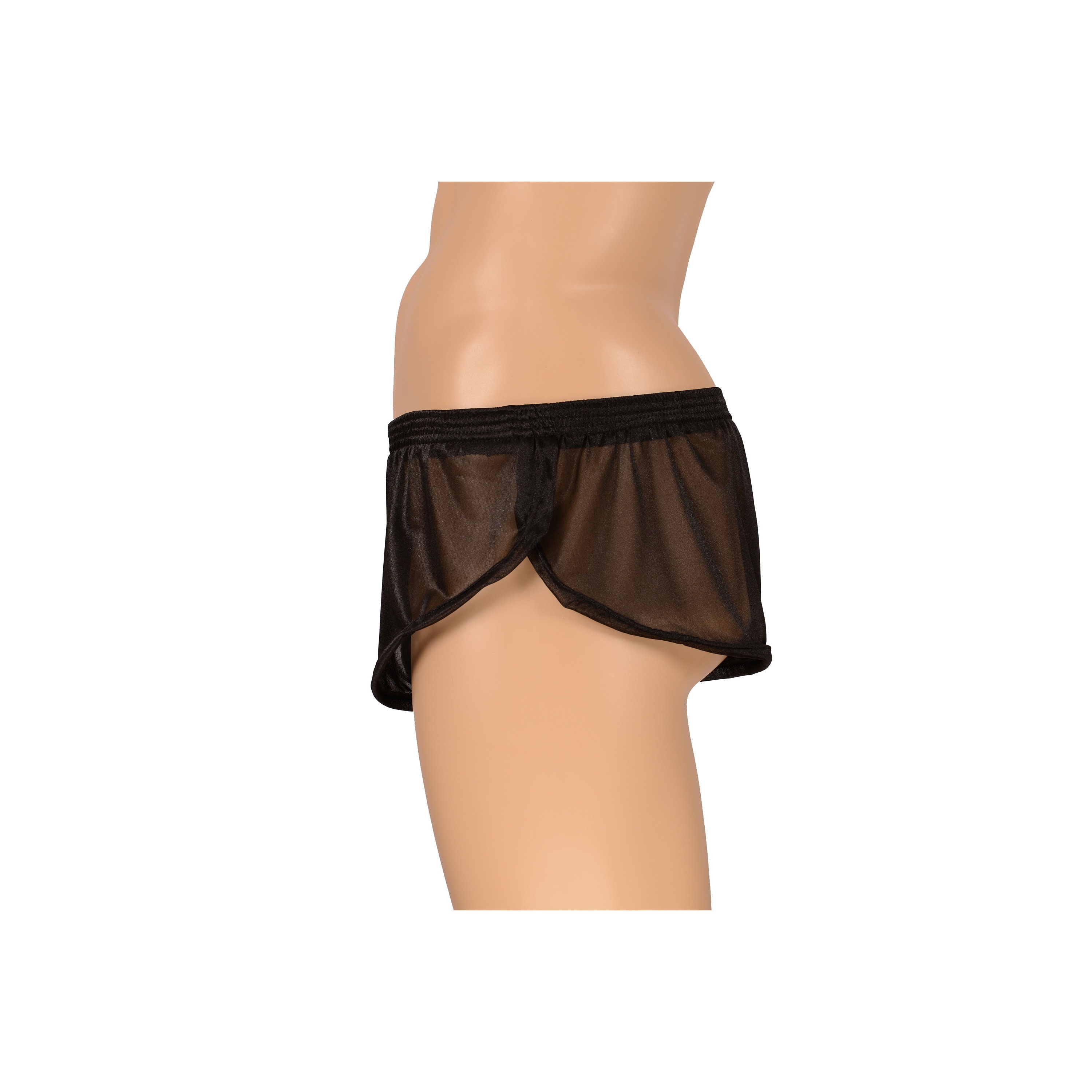 MANCYFIT Slip Shorts for Under Dresses Women Mesh Sheer Shorts See
