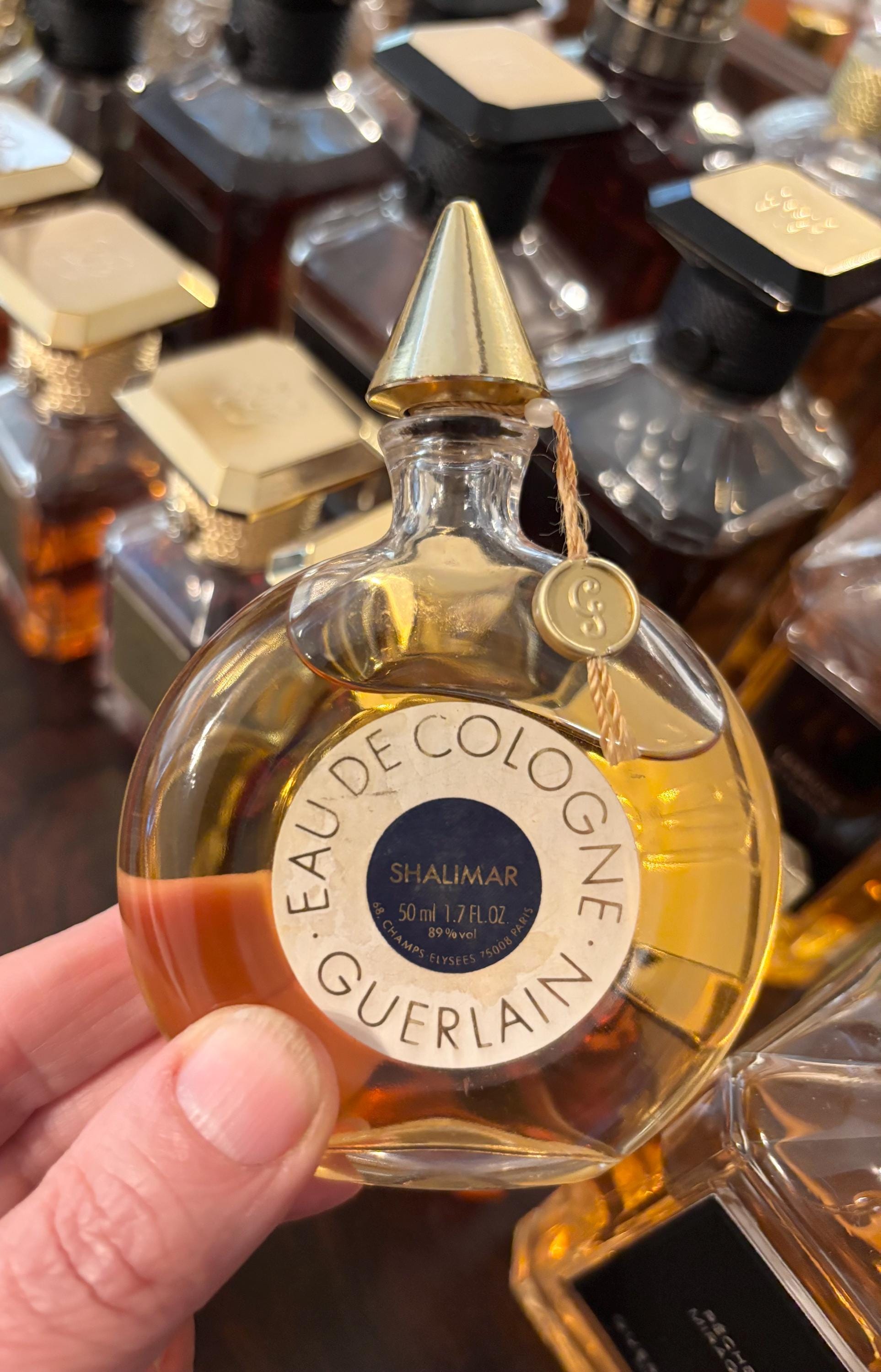 Guerlain Shalimar Eau De Cologne 1.7 Oz 50 Ml Veritable Round