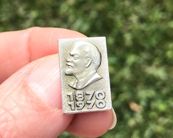 Socialist Russian Vintage Lenin Pin USSR Lapel Pin Political Enamel Pin Russian Revolution Soviet Leader Pin Soviet Lenin Memorable Pin