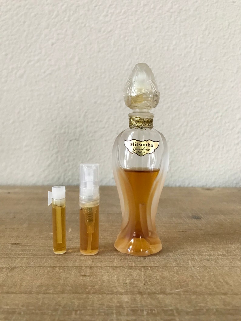 Guerlain Mitsouko Sample from Vintage 1970s Pure Extrait Parfum Decant 1 ml 2 ml Veritable French Perfume Collector image 2