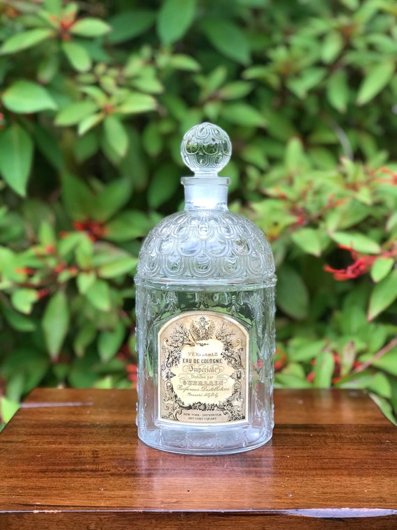 Bee Bottle EMPTY Vintage 1940s Guerlain Eau De Co… - image 3