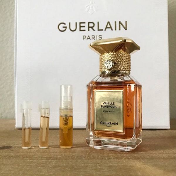 Guerlain Vanille Planifolia Extrait Sample from Pure Extrait Parfum Extract Decant 0.5ml 1ml 2ml 3ml 5 ml Perfume Veritable French