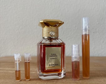 即購入可GUERLAIN TONKA SARRAPIA EXTRAIT 50ml Guerlain Tonka Sarrapia Extrait Sample From Pure Extrait 75 Parfum