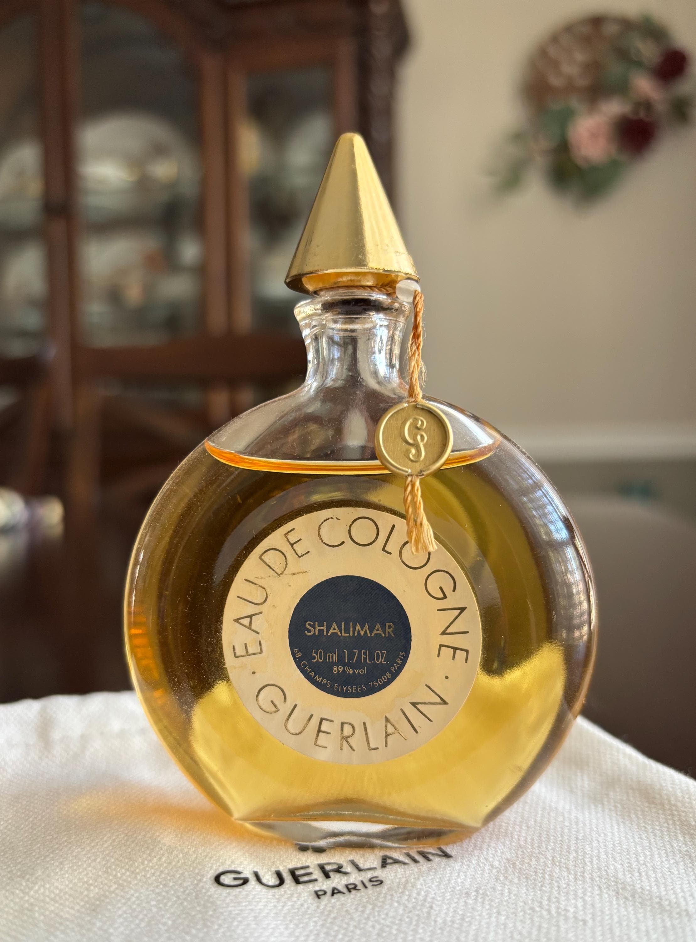 Guerlain Shalimar Eau De Cologne 1.7 Oz 50 Ml Veritable Round