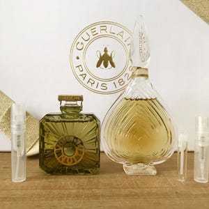 Vintage Guerlain Chamade Vol De Nuit Extrait Pure Parfum Perfume Samples 1ml 2ml 3ml Veritable French Perfume for Collectors Vintage Lovers