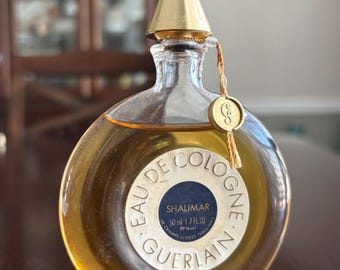 Guerlain Shalimar Eau De Cologne 1.7 Oz 50 Ml Veritable Round