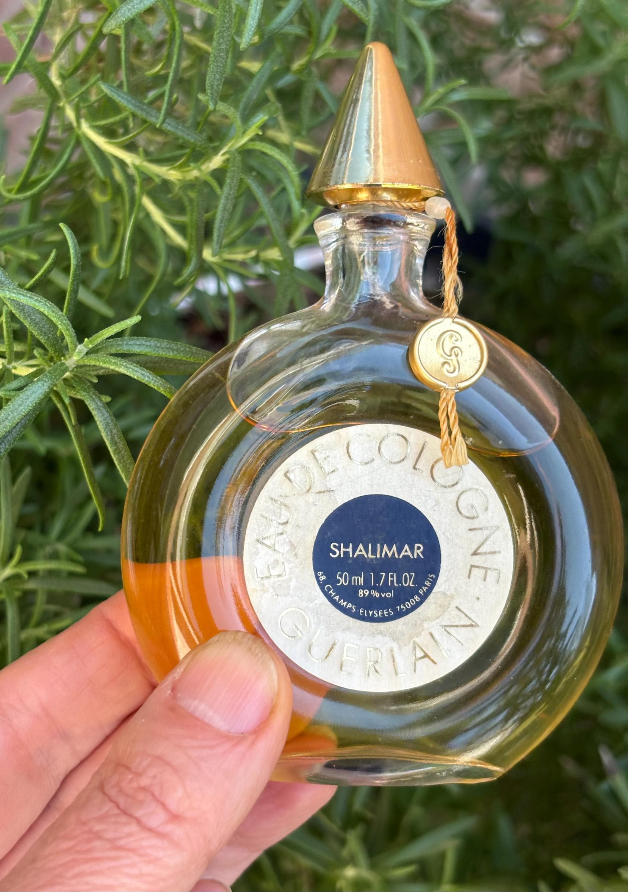 Guerlain Shalimar Eau De Cologne 1.7 Oz 50 Ml Veritable Round
