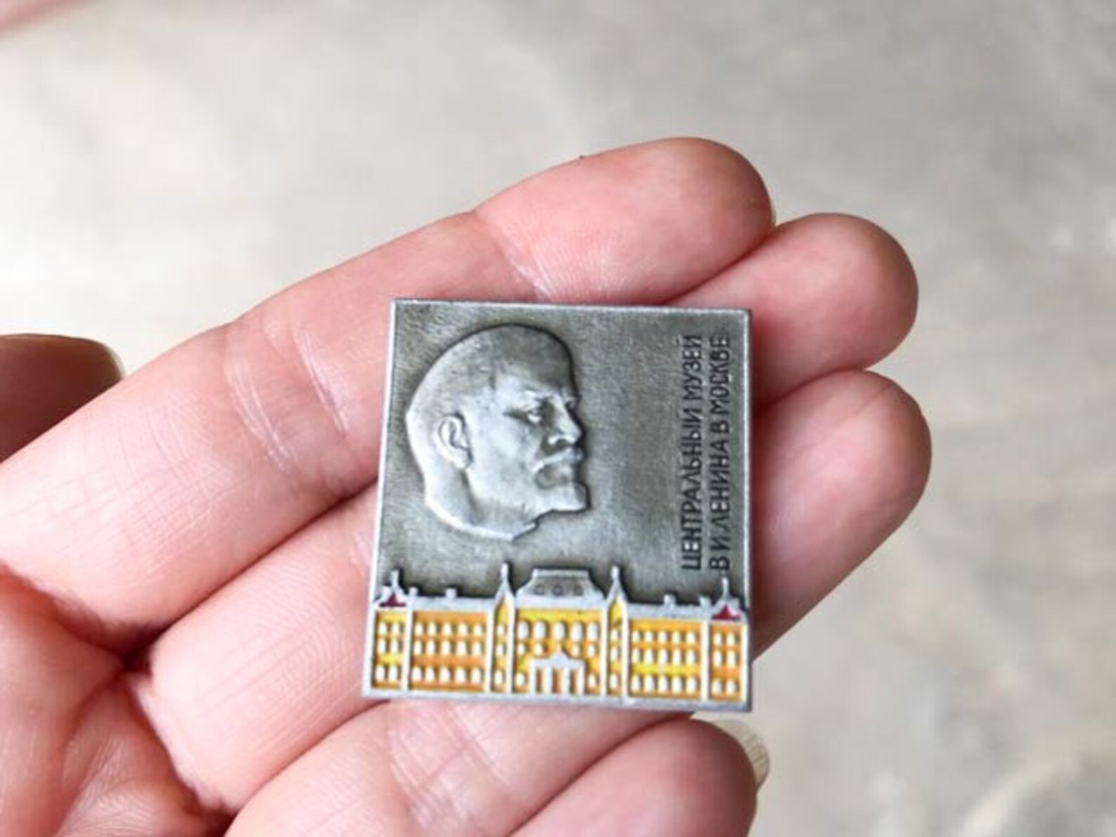 Vintage Russian Pin Lenin Pin Soviet Russian Revolution Pin Etsy