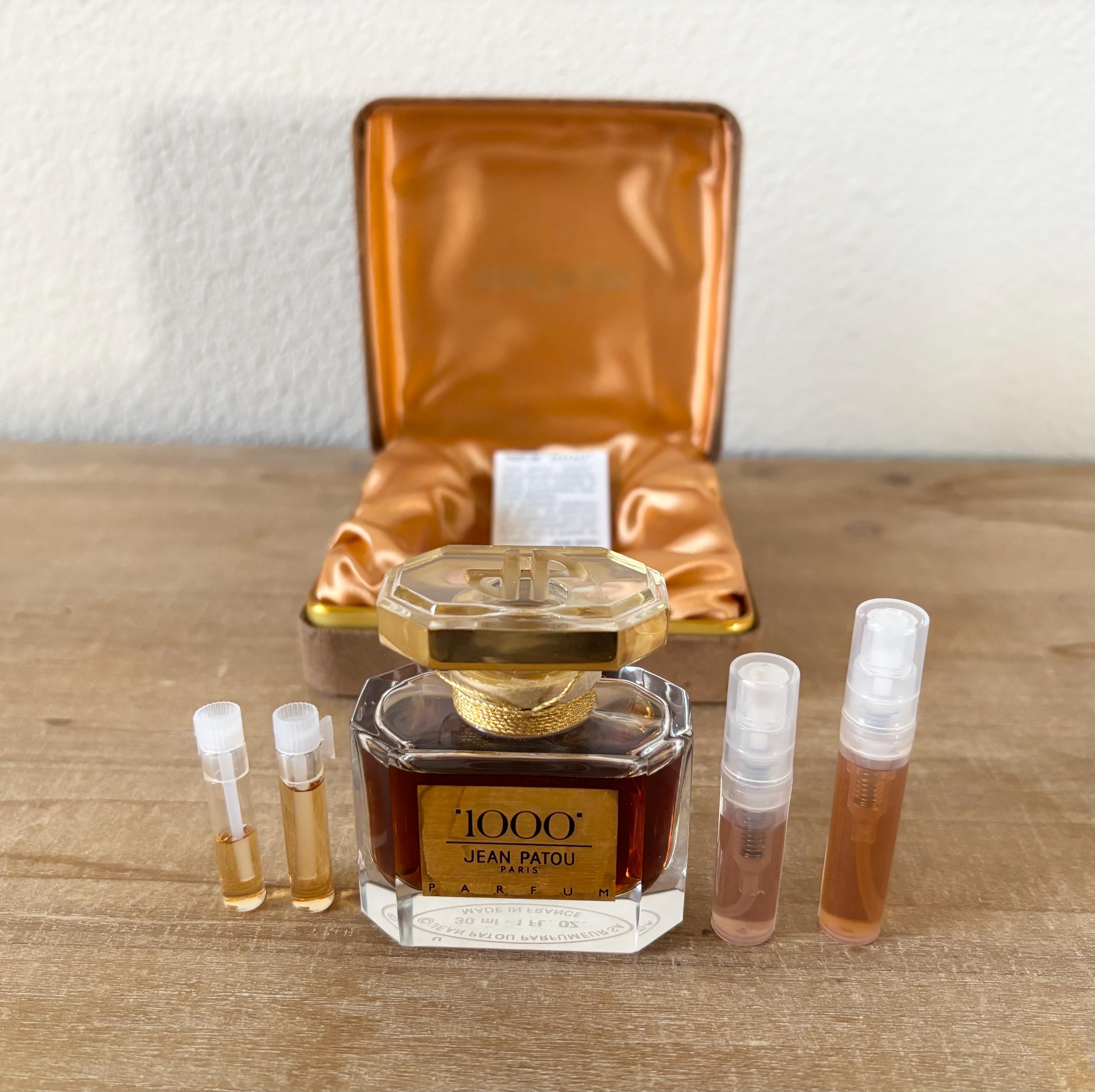 Vintage 1970s Jean Patou 1000 Sample From Pure Parfum Extrait
