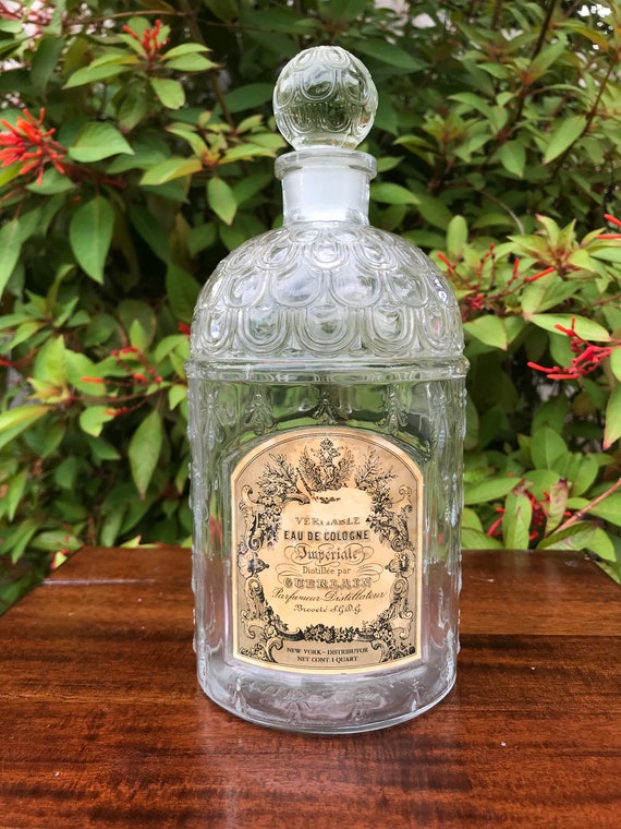 Bee Bottle EMPTY Vintage 1940s Guerlain Eau De Co… - image 1