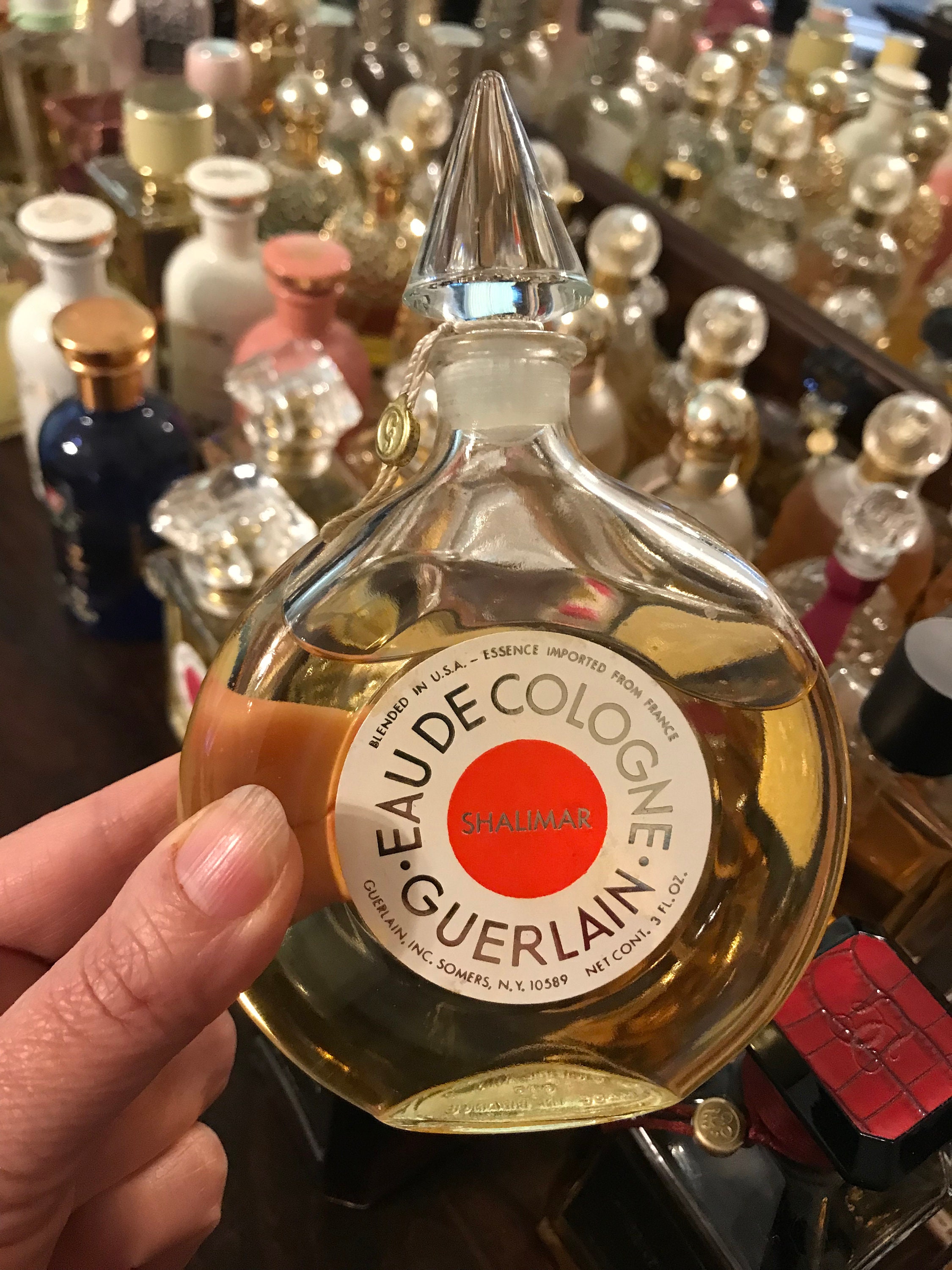 Guerlain Shalimar Eau De Cologne Veritable Round Bottle 3 Oz 90 Ml