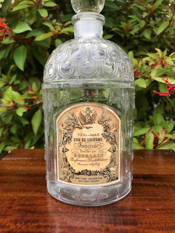 Bee Bottle EMPTY Vintage 1940s Guerlain Eau De Co… - image 5