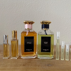 Guerlain Vetiver Fauve Embruns d&#39;Ylang Sample Decant from EDP 1ml 2ml 3ml 5ml 10ml Perfume Veritable French