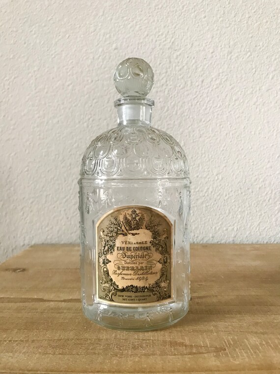 Bee Bottle EMPTY Vintage 1940s Guerlain Eau De Co… - image 4
