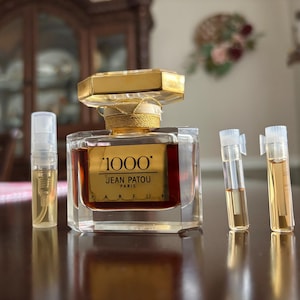 希少 未開封 JEAN PATOU 1000 PARFUM 7ml 2点セット Jean Patou, 1000, 7.5 Ml. or 0.25 Oz. Flacon, Pure Parfum Extrait