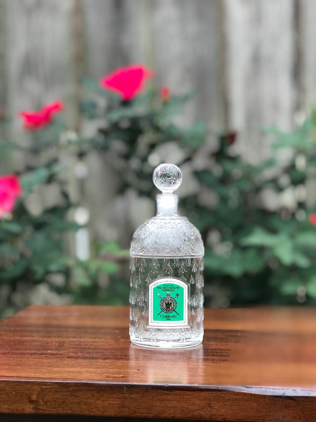 GUERLAIN IMPERIALEゲランインペリアル250mlビーボトル EMPTY Vintage 1970s Guerlain Imperiale Eau De Cologne Veritable