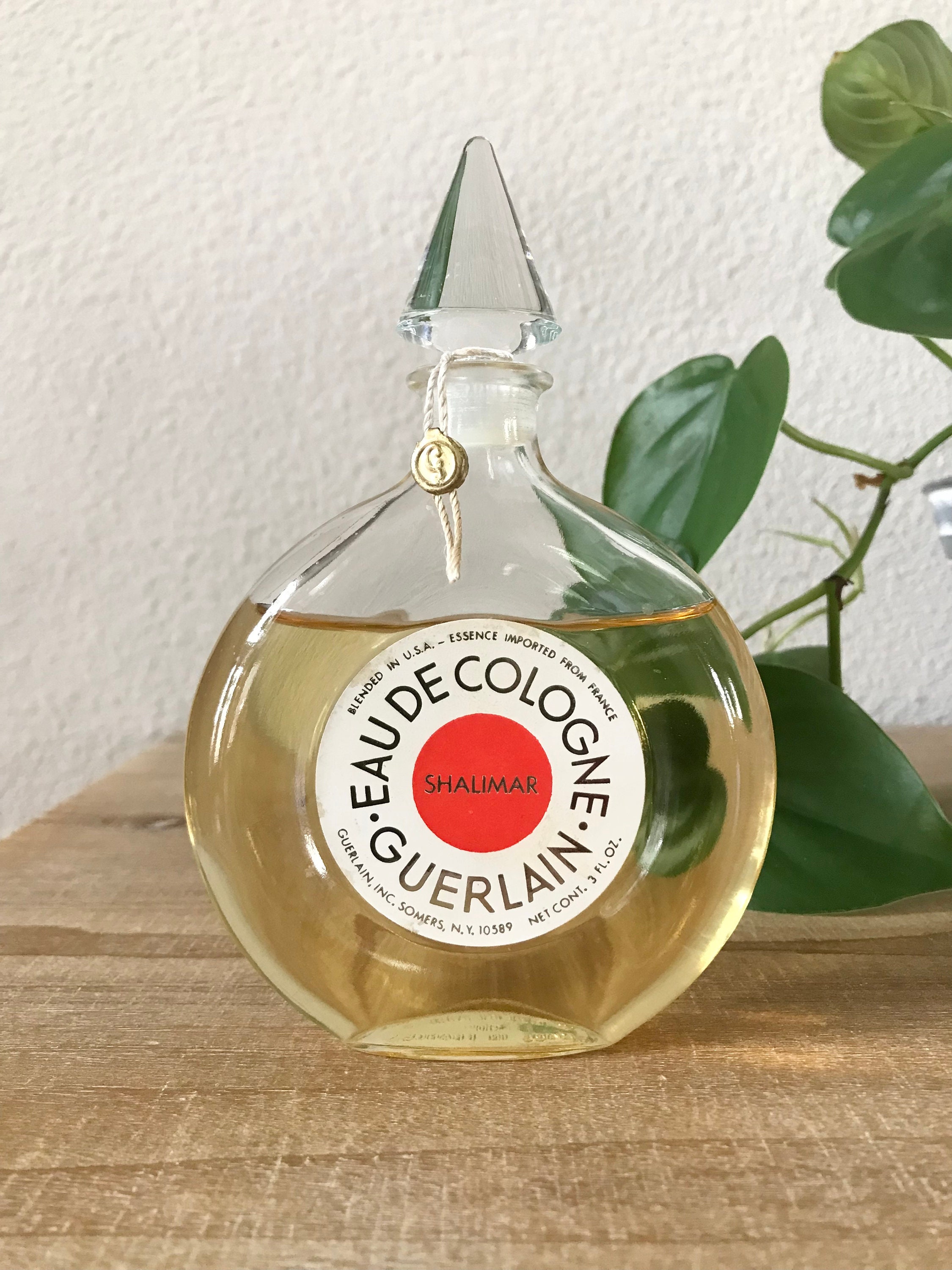Guerlain Shalimar Eau De Cologne Veritable Round Bottle 3 Oz 90 Ml