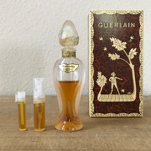 Guerlain Mitsouko Sample from Vintage 1970s Pure Extrait Parfum Decant 1 ml 2 ml Veritable French Perfume Collector image 1