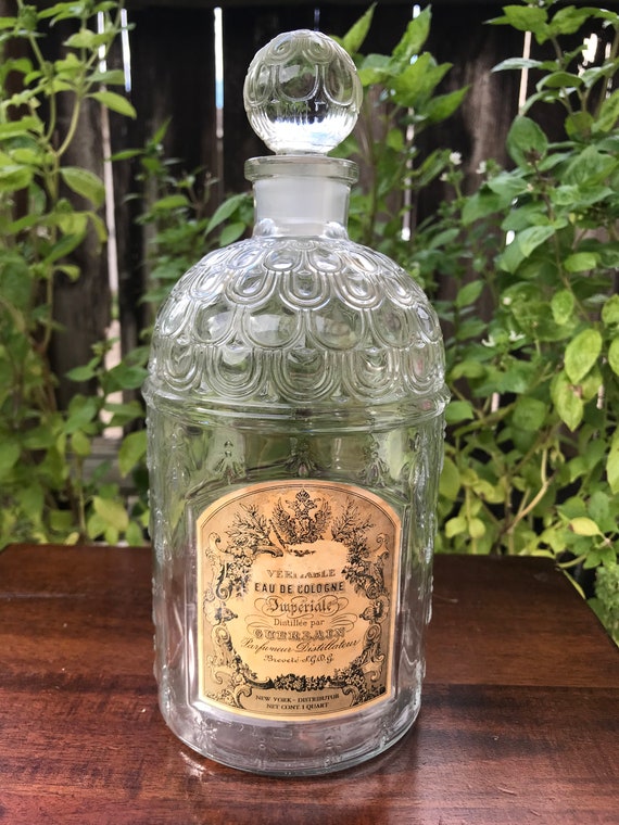 Bee Bottle EMPTY Vintage 1940s Guerlain Eau De Co… - image 10