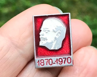 Socialist Pin Vintage Soviet Lenin Pin Soviet Communist Red USSR Flag Vintage Pin Badge History Lenin Communism rare pin collectible Soviet