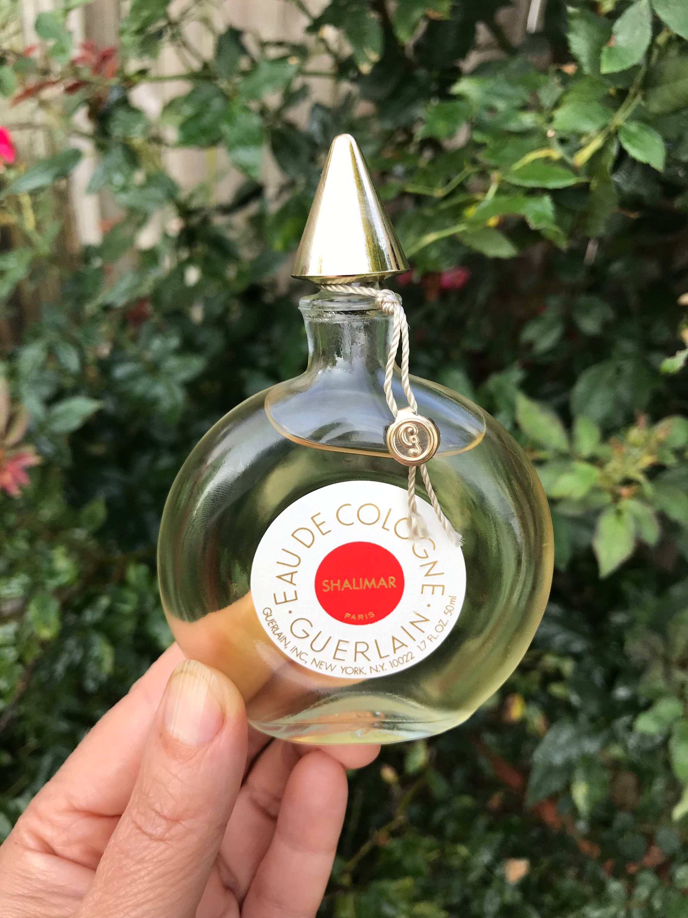 Guerlain Shalimar Eau De Cologne Veritable Round Bottle 1.7 Oz 50