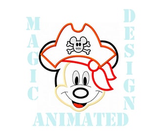 Mickey Mouse ontwerp van de stoffen van de Machine in 3 maten---Instant download---