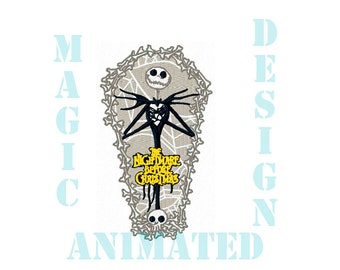 La pesadilla antes de Navidad bordado diseño de la máquina en 3 tamaños---descarga inmediata---