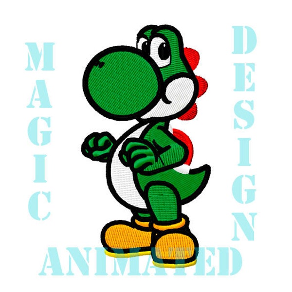 Little Dinosaur Machine Embroidery Design in 4X4 ---Instant download---