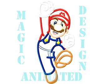 Diseño de aplique de máquina roja para instalador de tuberías en 3 tamaños ---Descarga instantánea---