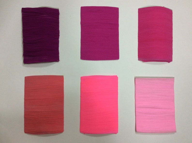 Supply Nylon Stocking Fabric Flower Floral High Stretch Plain DIY