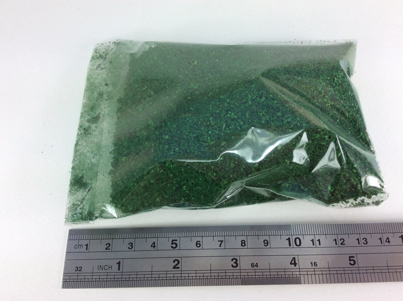 Green Powder Fake Moss Wood Sawdust Powder Algae 35 Grams Thallophytic