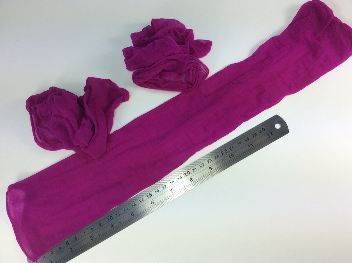 Supply Nylon Stocking Fabric Flower Floral High Stretch Plain DIY