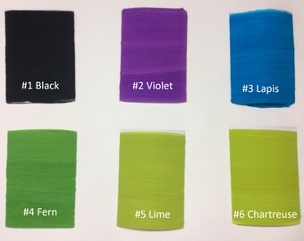 Versorgung Nylon Strumpf Stoff Blume Floral Hoch Stretch Ebene DIY Material Schwarz Violett Lapis Farn Limette Chartreuse Spandex