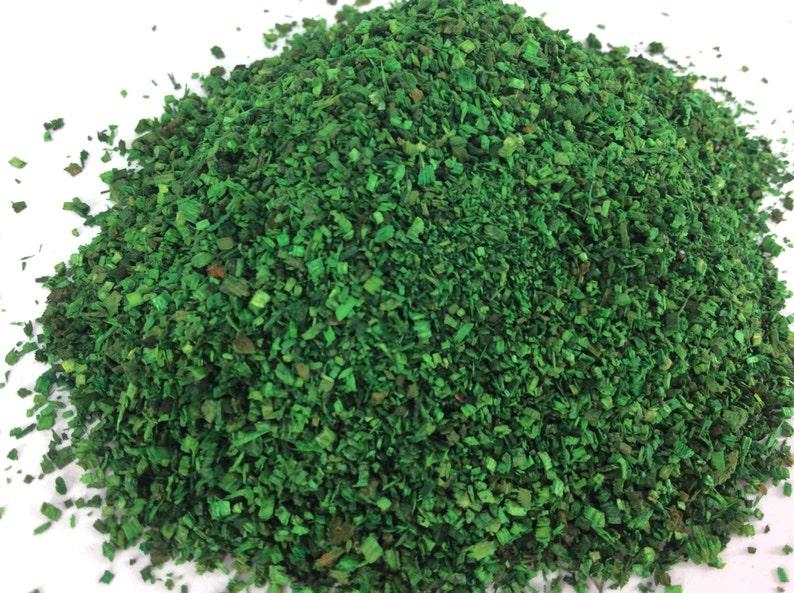 Green Powder Fake Moss Wood Sawdust Powder Algae 35 Grams Thallophytic