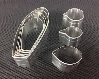 Cortador paphiopedilum concolor (lindl.) Pfitzer orquídea flor pétala folha conjunto folhas molde floral flor argila fazendo molde g2n13